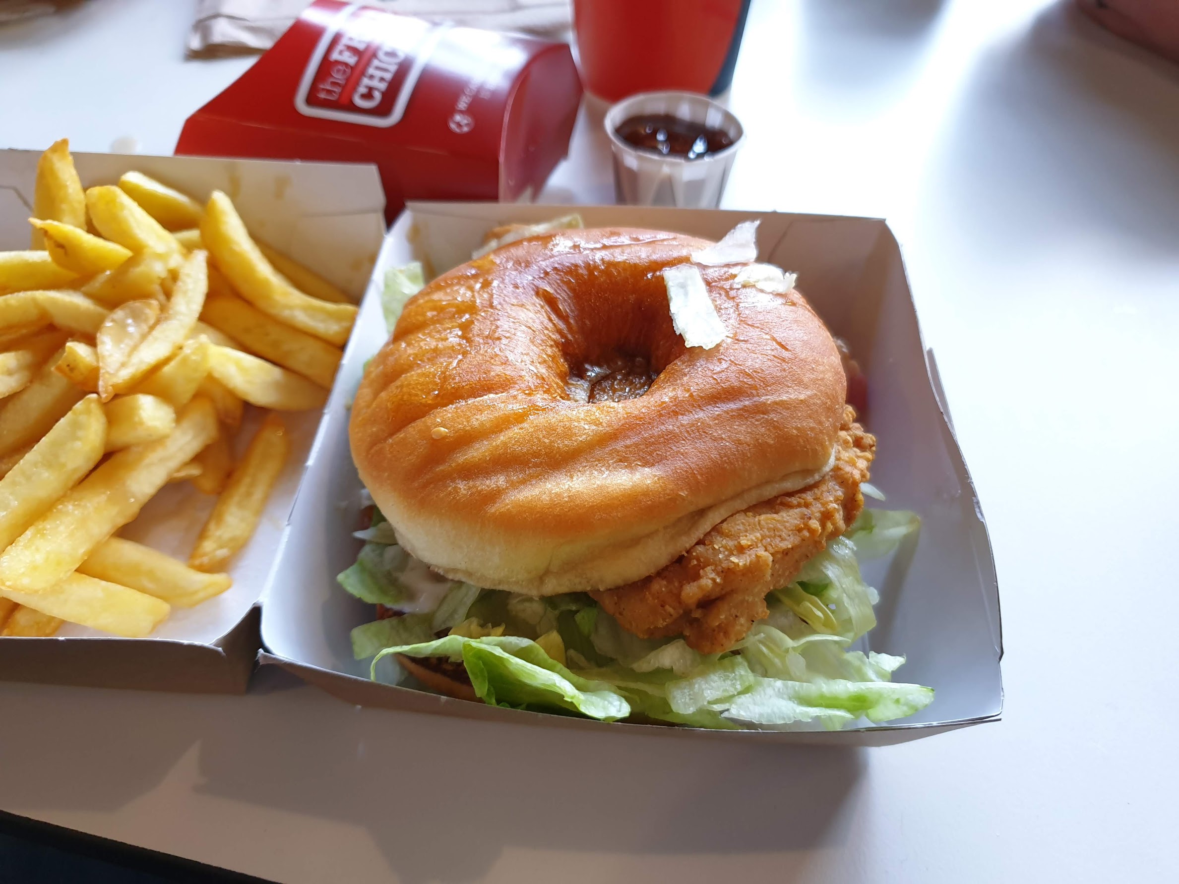 Chicken Donut and Maple Burger, Alton Towers, Alton Burger Review